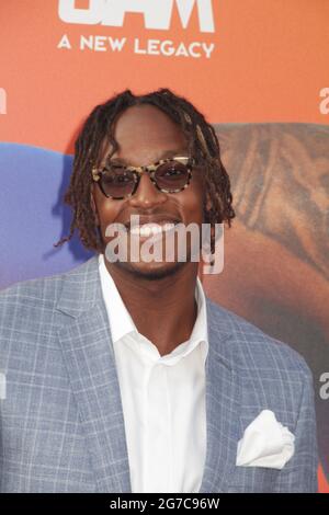 Los Angeles, California, USA. 12th July, 2021. Myles Turner 07/12/2021 The World Premiere of 鉄pace Jam: A New Legacy・held at the L.A. Live Regal Cinemas in Los Angeles, CA Photo by Izumi Hasegawa/HollywoodNewsWire.net Credit: Hollywood News Wire Inc./Alamy Live News Stock Photo