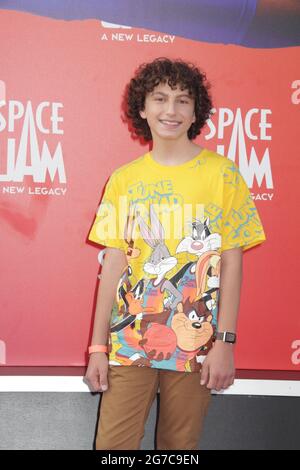 August Maturo 07/12/2021 The World Premiere of 鉄pace Jam: A New Legacy・held at the L.A. Live Regal Cinemas in Los Angeles, CA Photo by Izumi Hasegawa/HollywoodNewsWire.net Credit: Hollywood News Wire Inc./Alamy Live News Stock Photo