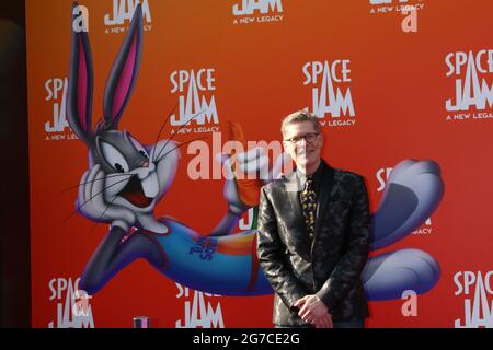 July 12, 2021, Los Angeles, CA, USA: LOS ANGELES - JUL 12:  Bob Bergen at the Space Jam:  A New Legacy Premiere at the Microsoft Theater on July 12, 2021 in Los Angeles, CA (Credit Image: © Kay Blake/ZUMA Wire) Stock Photo