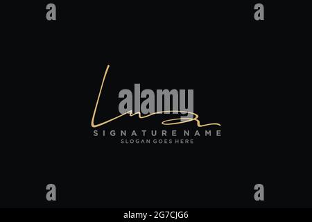 LN Letter Signature Logo Template elegant design logo Sign Symbol template vector icon Stock Vector