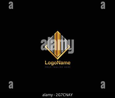 BUILDING Logo design can be used as sign, icon or symbol, full layered vector and easy to edit and customize size and color, compatible with almost il Stock Vector