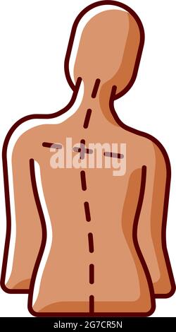Uneven shoulders icon Stock Vector Image & Art - Alamy
