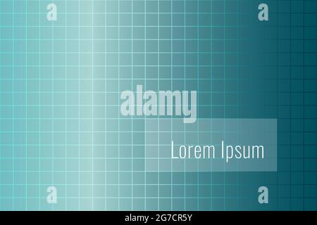 Abstract background, with cells squares, blue-cyan gradient, place for an inscription. Banner, background, backdrop, web design. Vector illustration Stock Vector