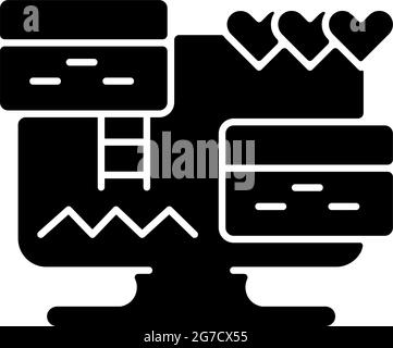 Space game platform, cartoon arcade isolated elements spaceship, flying ...