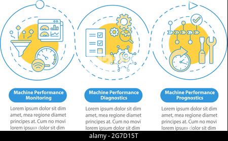 Technologies tasks vector infographic template Stock Vector