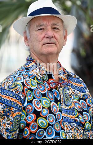 Bill Murray attending the photocall of the movie The French Dispatch during the 74th Cannes Film Festival in Cannes, France on July 13 2021. Photo by Julien Reynaud/APS-Medias/ABACAPRESS.COM Stock Photo