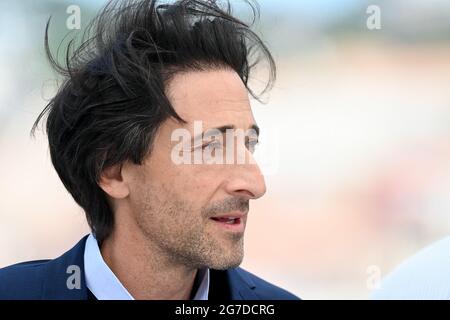 Adrien Brody attending the photocall of the movie The French Dispatch during the 74th Cannes Film Festival in Cannes, France on July 13 2021. Photo by Julien Reynaud/APS-Medias/ABACAPRESS.COM Stock Photo