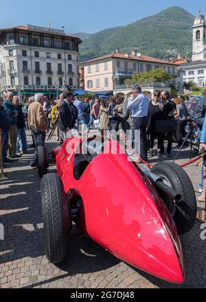 Meeting Alfa Romeo veteran cars, Cernobbio, Como Lake, Lombardy, Italy, Europe Stock Photo