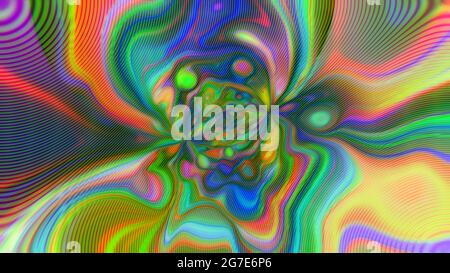 Abstract multicolored linear patterned texture background. Stock Photo