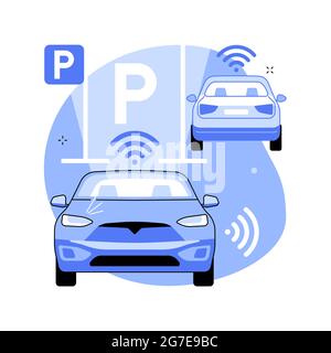 Intelligent transportation system abstract concept vector illustration. Stock Vector