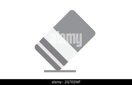 Eraser icon on white background icon vector image Stock Vector