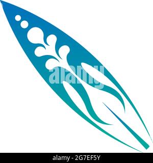 Surfing board icon logo design vector template illustration Stock Vector
