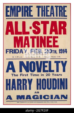 Harry Houdini 1874 1926 In A Sequence Of Photographs Escaping From Harry Houdini 1874 1926 In A Sequence Of Photographs Escaping From