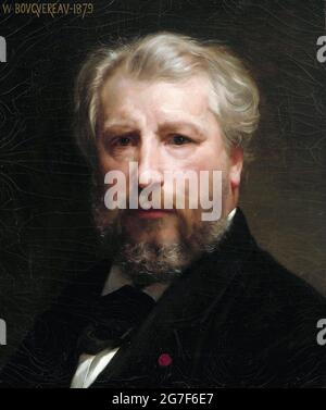 William-Adolphe Bouguereau (1825 – 1905) French artist, painter. Stock Photo