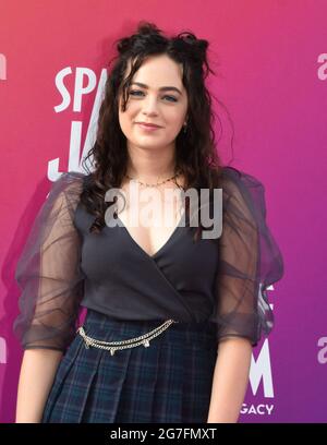 Mary Mouser at the World Premiere of Warner Bros. Pictures "Space Jam