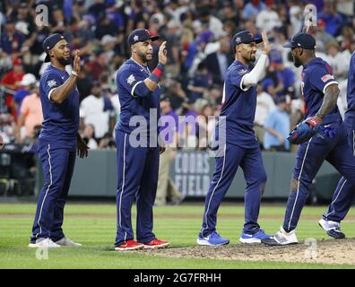 Denver, United States. 13th July, 2021. Seattle Mariners pitcher Yusei  Kikuchi arrives with his family to the MLB All-Star Red Carpet Show at  Coors Field in Denver, Colorado, on Tuesday, July 13