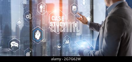 In the social and life sciences a case study concept. Stock Photo