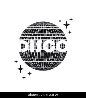Disco ball Vector icon. Party Template. Stock Vector