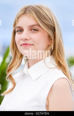 Palais des festivals, Cannes, France. 14th July, 2021. Galatea Bellugi poses at the 'Tralala' Photocall. Picture by Credit: Julie Edwards/Alamy Live News Stock Photo