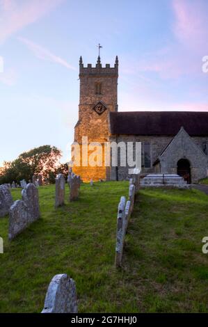 All Saints church, Godshill ,Isle of Wight, UK Stock Photo