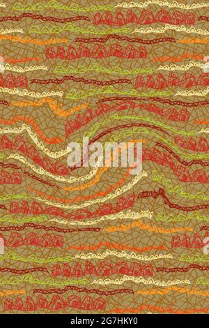 African Print fabric, Ethnic handmade ornament, Seamless tribal pattern motifs geometric elements. Vector texture, afro textile Ankara fashion style. Stock Vector