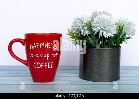 Bloom Mug with Inspirational Quote, Coffee Cup