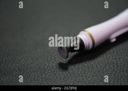Optics cleaning pencil tip Stock Photo