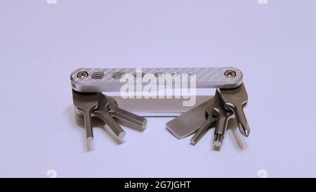 multitool with hexagons Stock Photo