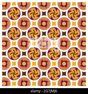 Colorful patterns on a background for fabrics or wallpaper Stock Vector