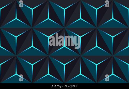 3d triangle abstract background. Basic shape technology or business ...