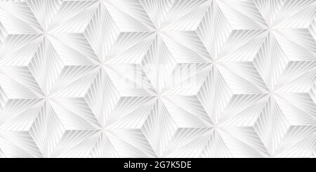 Abstract geometric pattern with polygonal stripes line weave white and gray background. Vector illustration. Eps10 Stock Vector