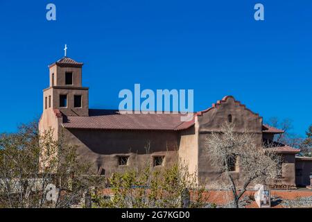 Santa Fe, New Mexico, USA, April 7, 2014: Santuario De Guadalupe, Stock Photo
