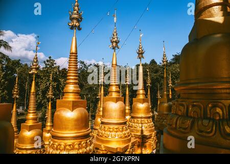 Wat Pa Sawang Bun in Saraburi, Thailand Stock Photo