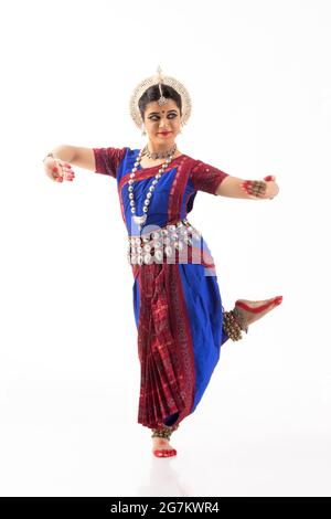 Odissi dancer striking a pose Stock Photo