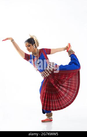 Odissi dancer striking a pose Stock Photo