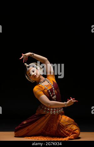 Odissi dancer striking a pose Stock Photo