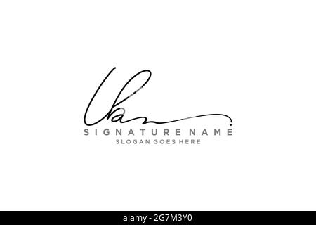 IB Letter Signature Logo Template elegant design logo Sign Symbol template vector icon Stock Vector