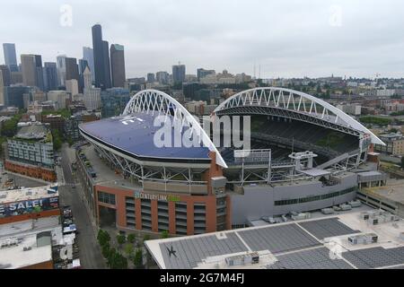 aerial view of Seattle Seahawks CenturyLink Field, Washington State, USA  Stock Photo - Alamy