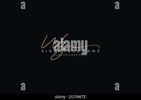 WZ Letter Signature Logo Template elegant design logo Sign Symbol template vector icon Stock Vector