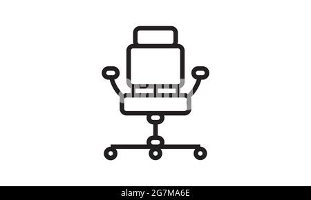 Office chair icon vector image Stock Vector
