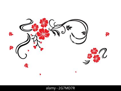 tree branch vector ilustration design template Stock Vector