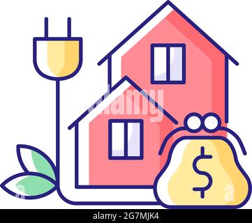 Green pricing program linear icon Stock Vector Image & Art - Alamy