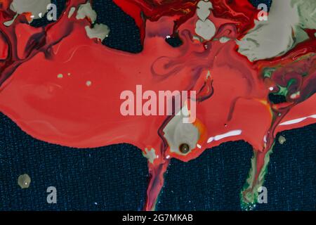 Abstract watercolor background with mixed bright colors Stock Photo