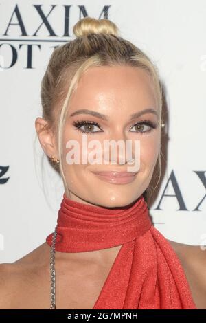 Los Angeles, USA. 13th July, 2021. Caitlin O'Connor at Maxim Hot 100 Event at The Highlight Room on July 13, 2021 in Los Angeles, CA (Photo by Katrina Jordan/Sipa USA) Credit: Sipa USA/Alamy Live News Stock Photo