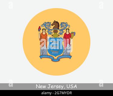 New Jersey State Seal Stock Vector Image & Art - Alamy