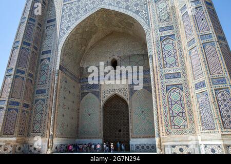 Bibi Khanum mosque Samarkand, Uzbekistan Stock Photo
