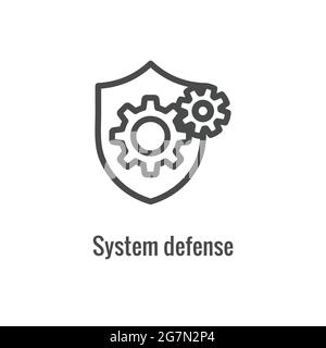 Certified Ethical Hacking icon showing security or hacking idea Stock Vector