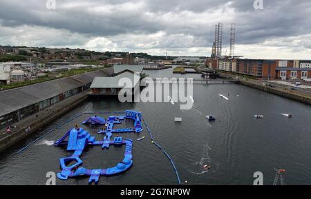 Aqua Park Dundee Stock Photo - Alamy