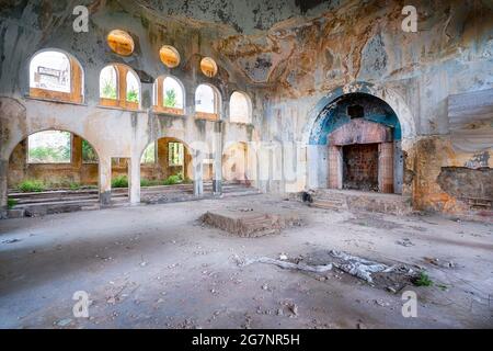 Abandoned Bhamdoun Synagogue in Lebanon Stock Photo