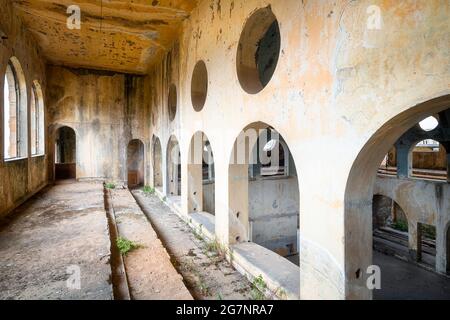 Abandoned Bhamdoun Synagogue in Lebanon Stock Photo